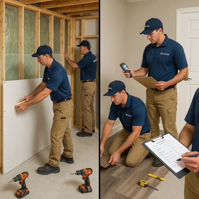Repairs and Reconstruction process in Haskins, OH